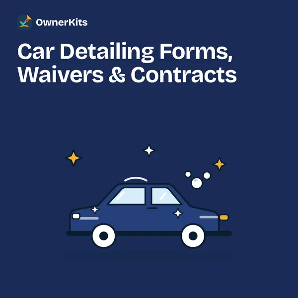 Car Detailing Forms, Waivers & Contract Templates Pack thumbnail